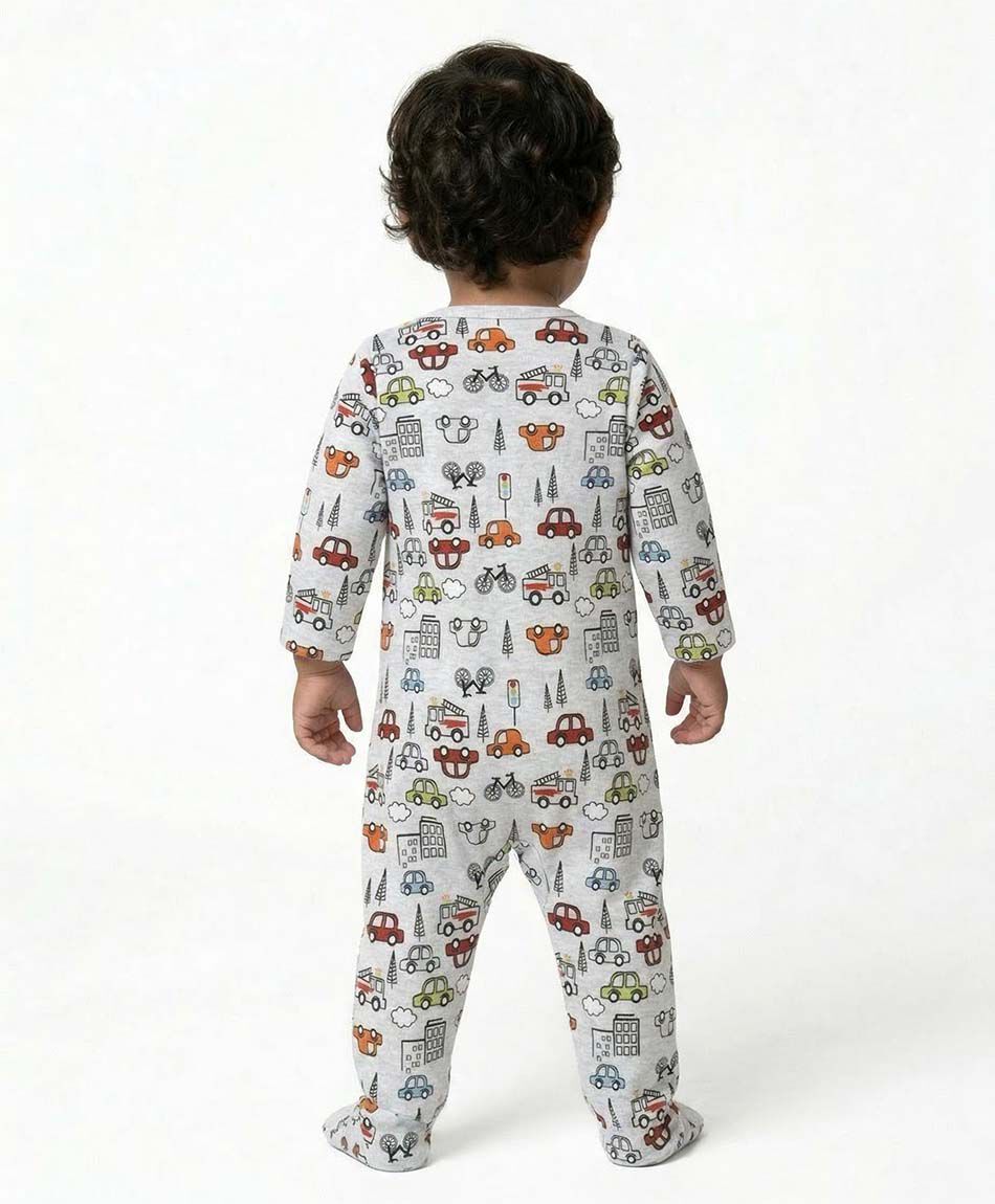 Pijama beb&eacute; estampado autos