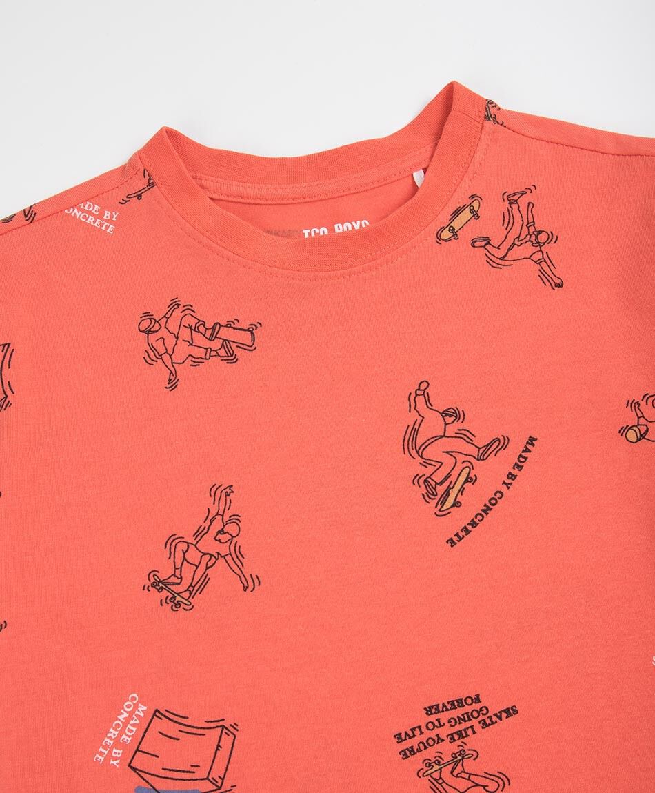 Polera ni&ntilde;o trucos skate
