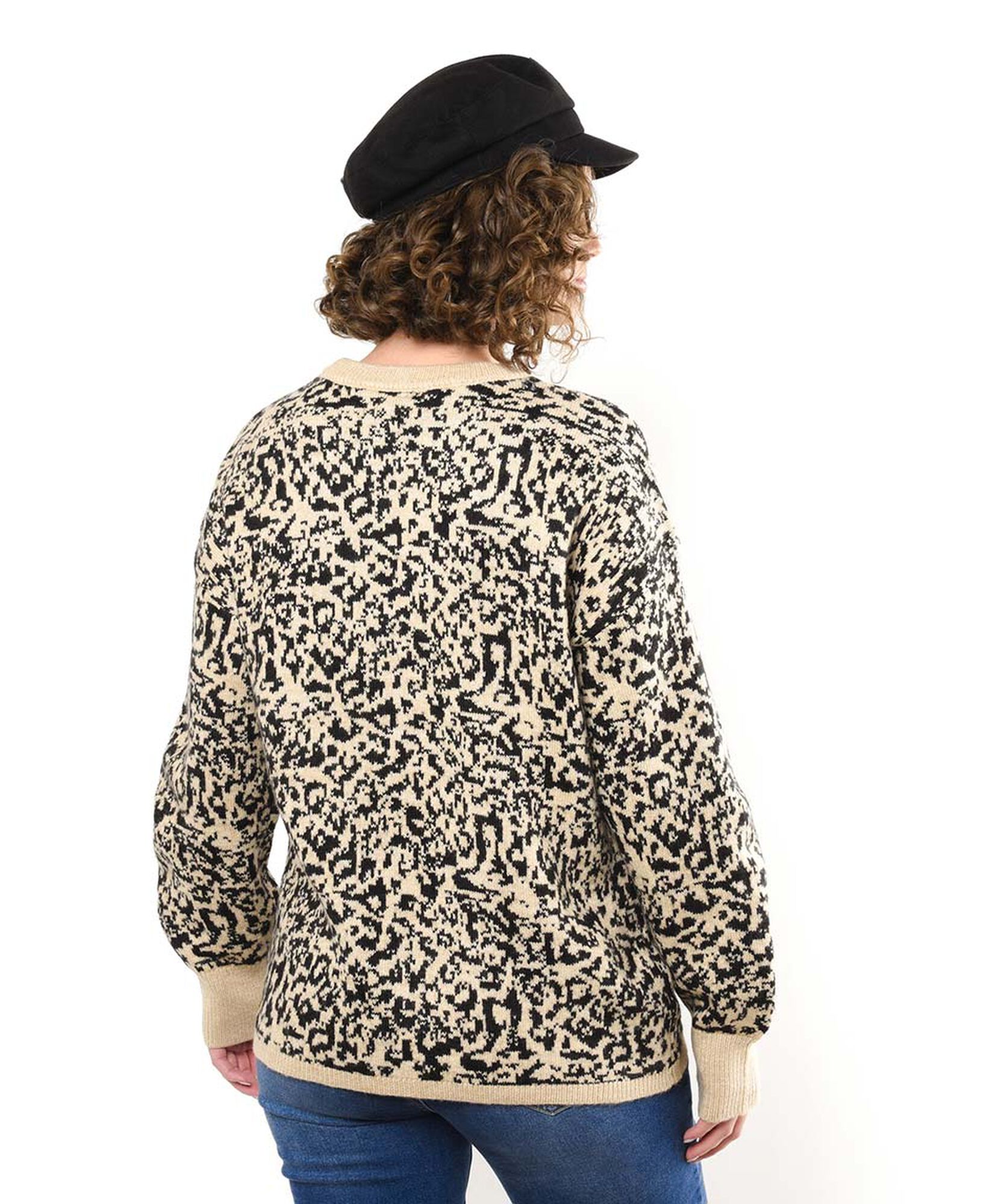Sweater mujer animal print leopardo Sweater mujer animal print leopardo