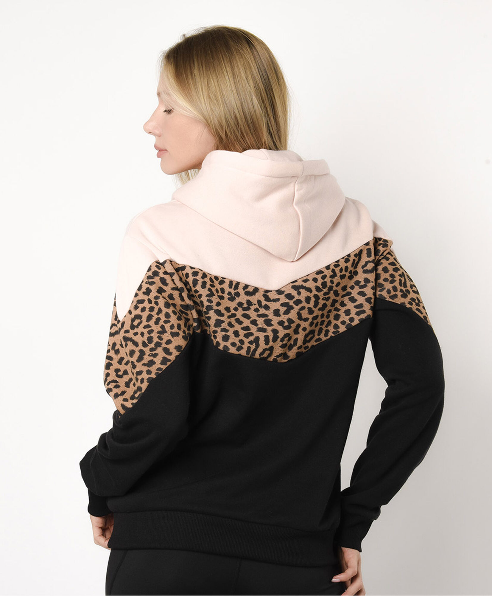 Polerón deportivo mujer tricolor Polerón deportivo mujer tricolor