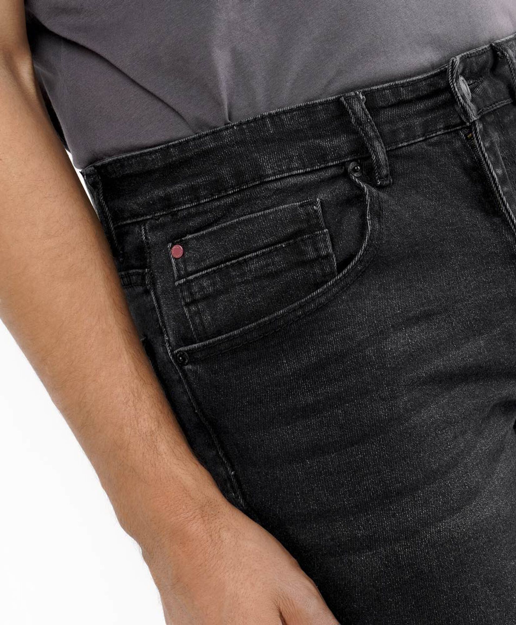 Jeans hombre gris oscuro skinny fit Jeans hombre gris oscuro skinny fit