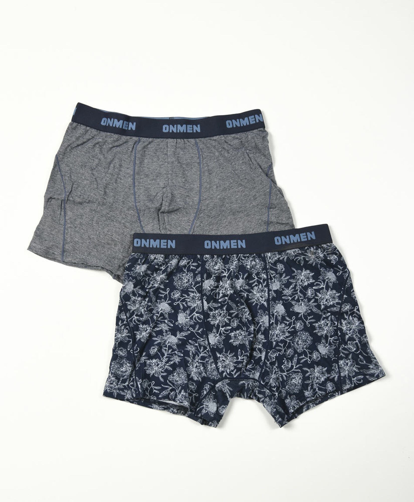 Pack 2 boxer hombre flor y líneas Pack 2 boxer hombre flor y líneas