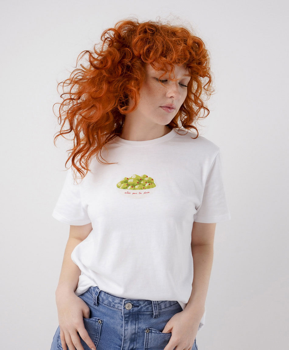 Polera mujer olivas