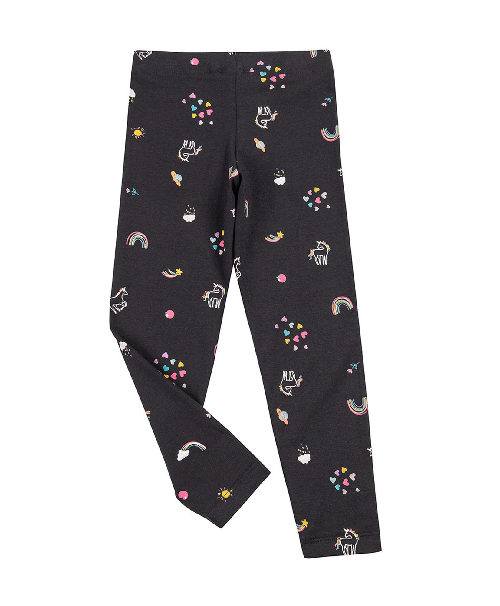 Leggins bebé negro arcoíris Leggins bebé negro arcoíris