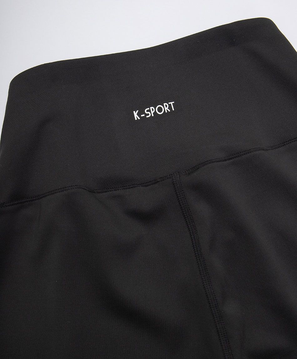 Calza mujer acampanada black