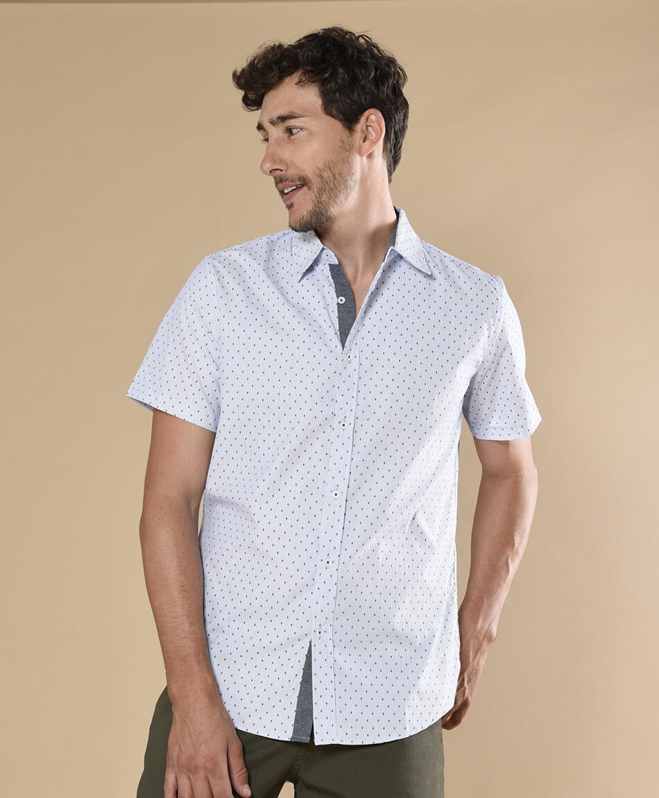 Camisa hombre puntos