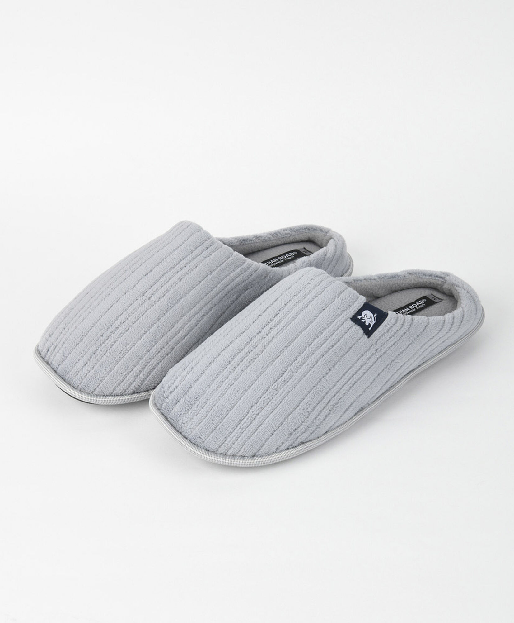 Pantufla hombre líneas gris Pantufla hombre líneas gris