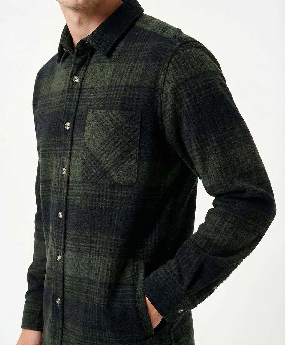 Chaqueta hombre escoc&eacute;s franela