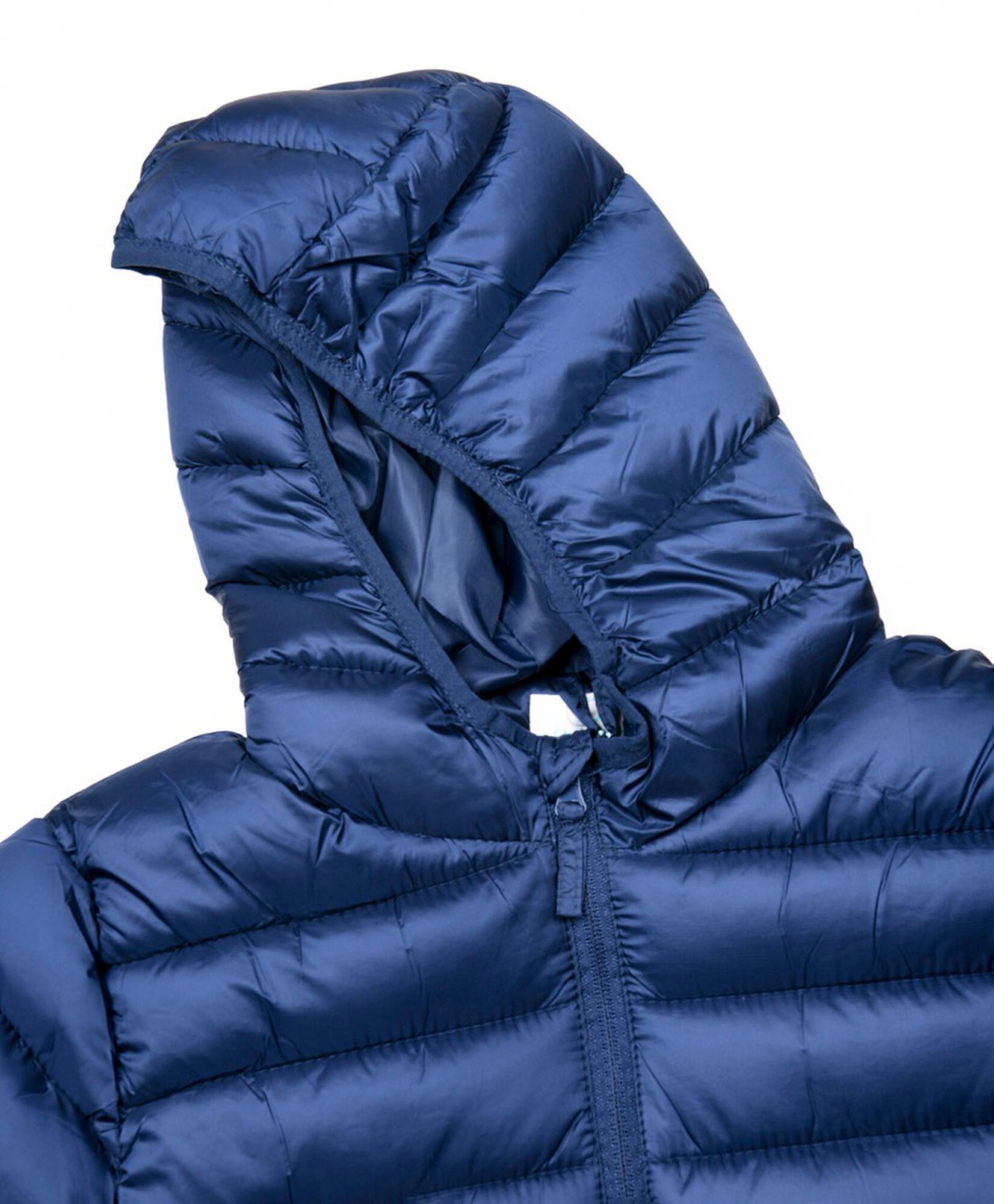 Parka niña acolchada azul Parka niña acolchada azul
