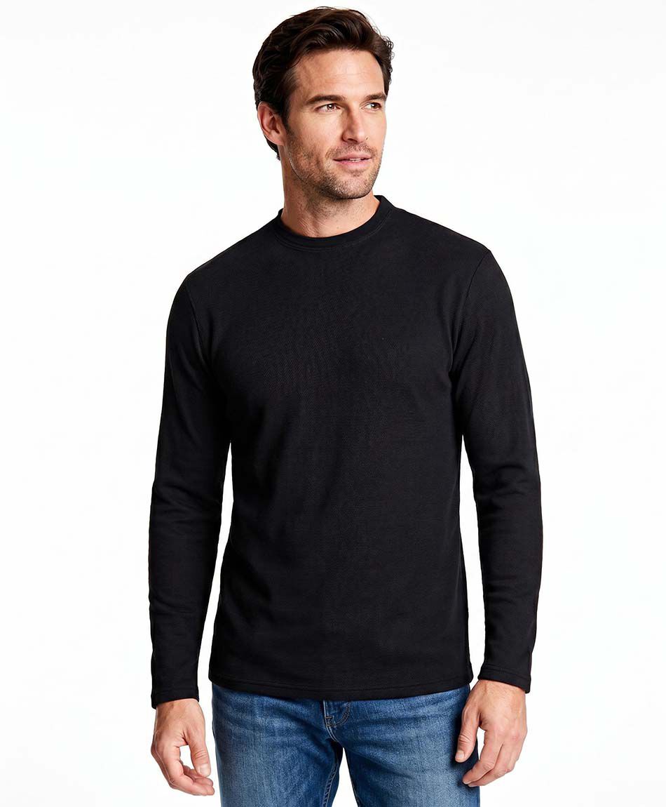Camiseta hombre lisa t&eacute;rmica black