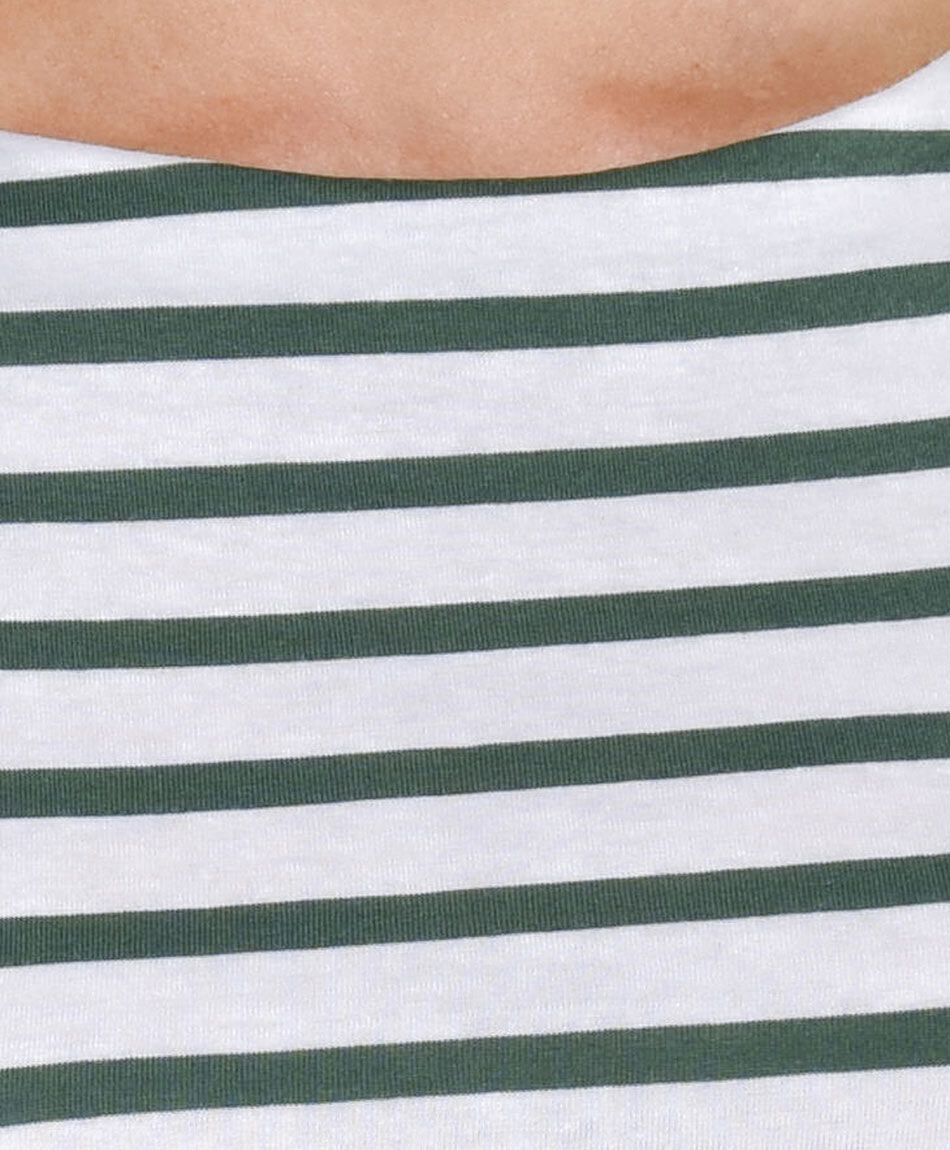 Polera mujer rayas verdes