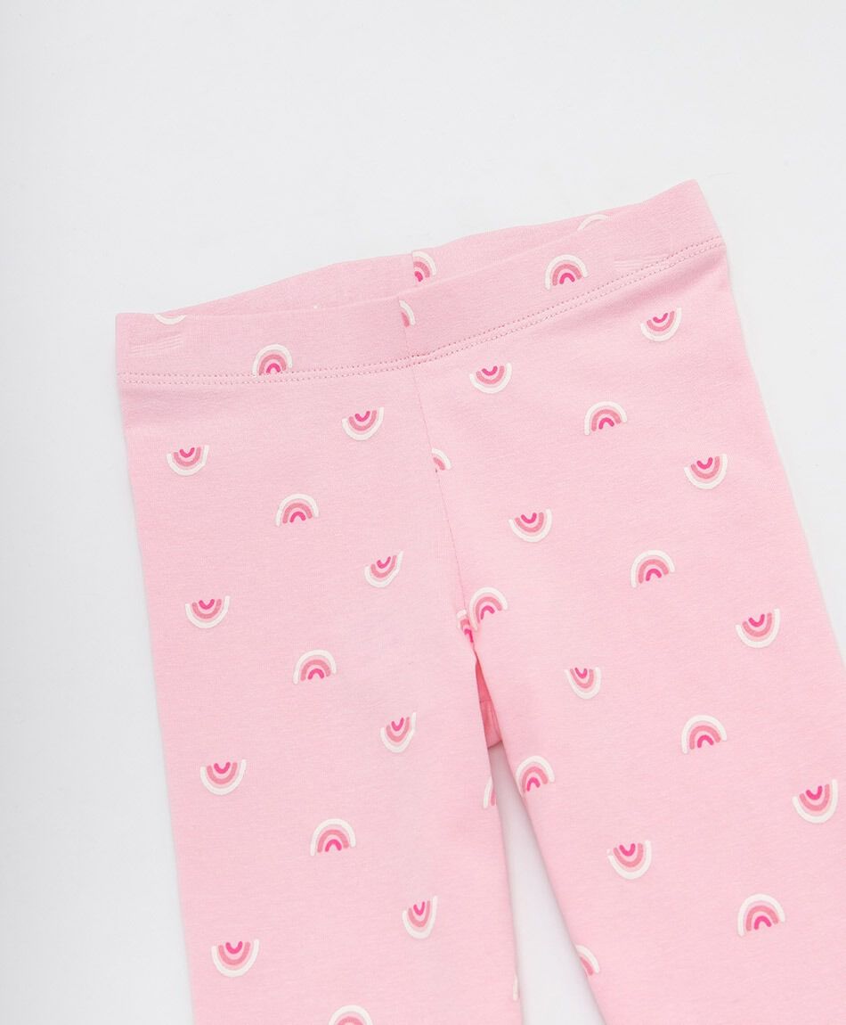 Pack 2 leggins beb&eacute; print