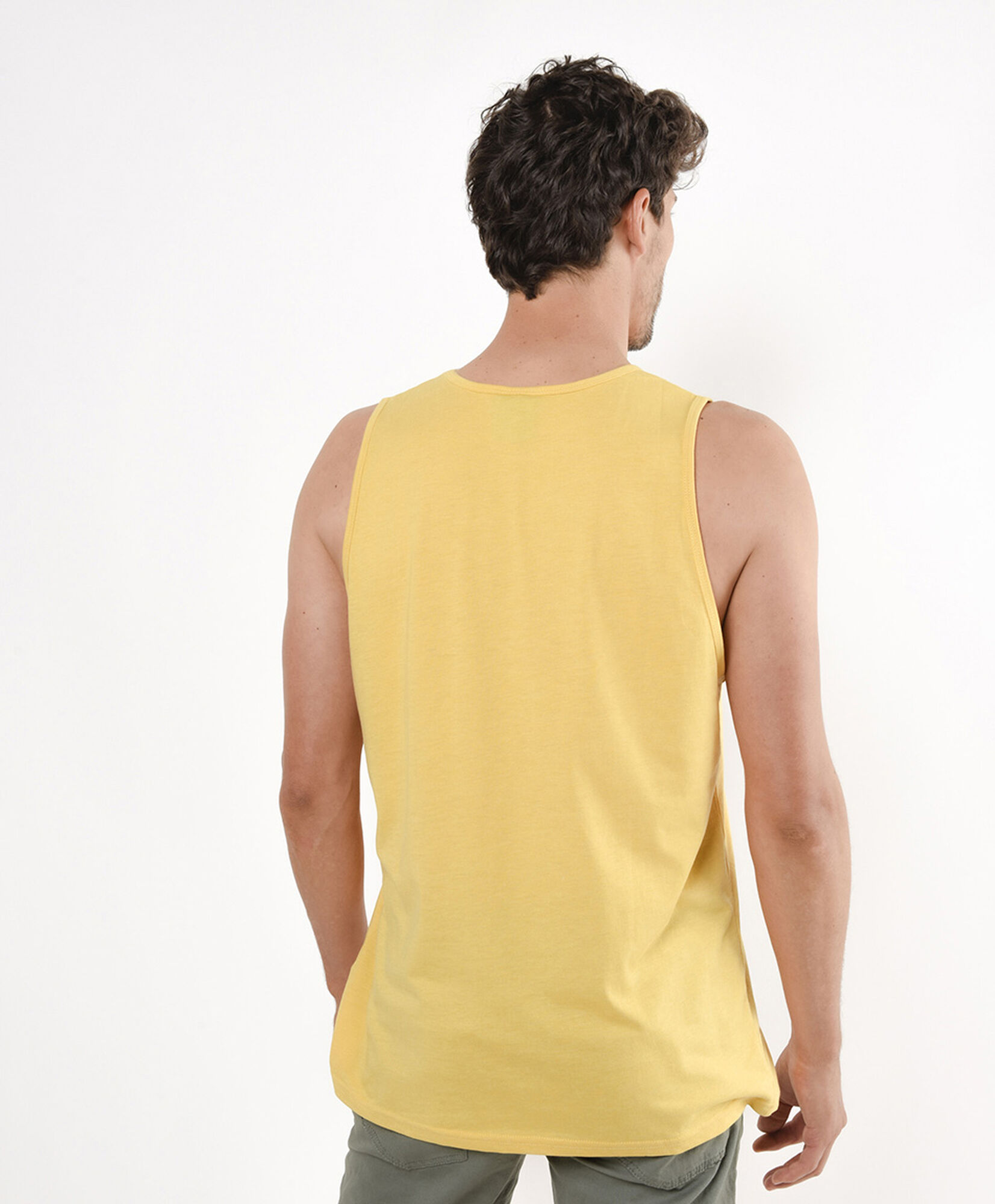 Polera hombre paraíso sin mangas Polera hombre paraíso sin mangas
