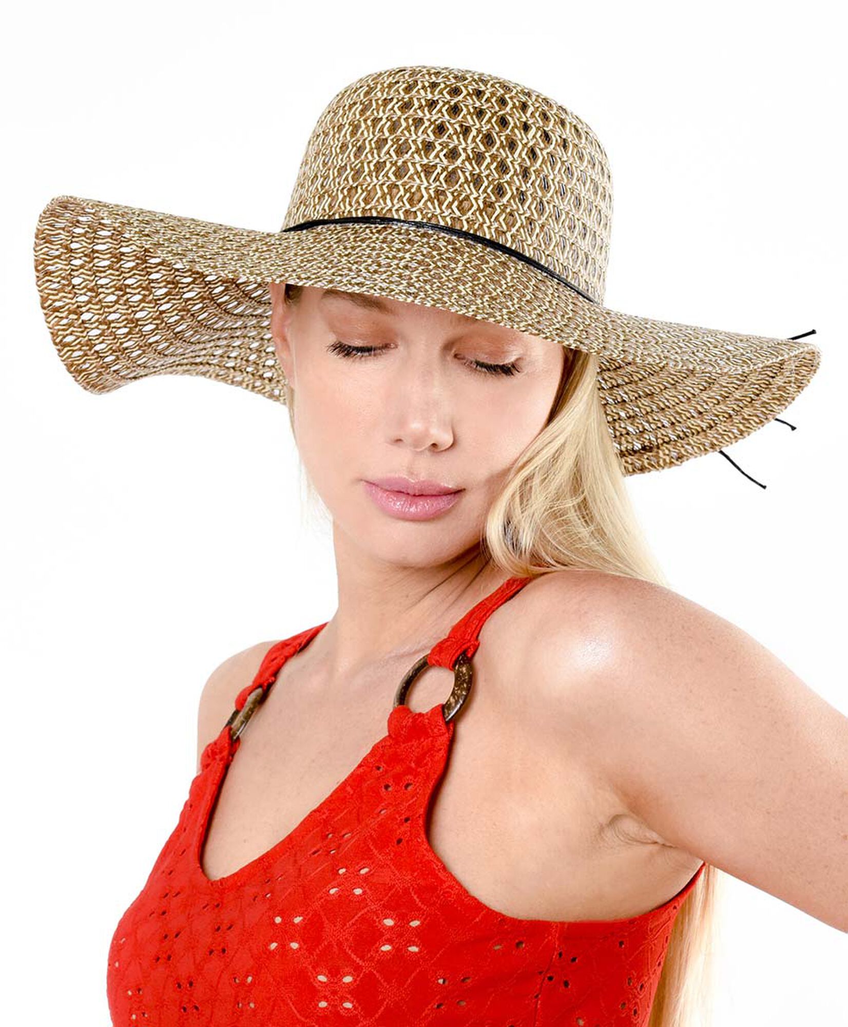 Sombrero mujer cinta negra Sombrero mujer cinta negra