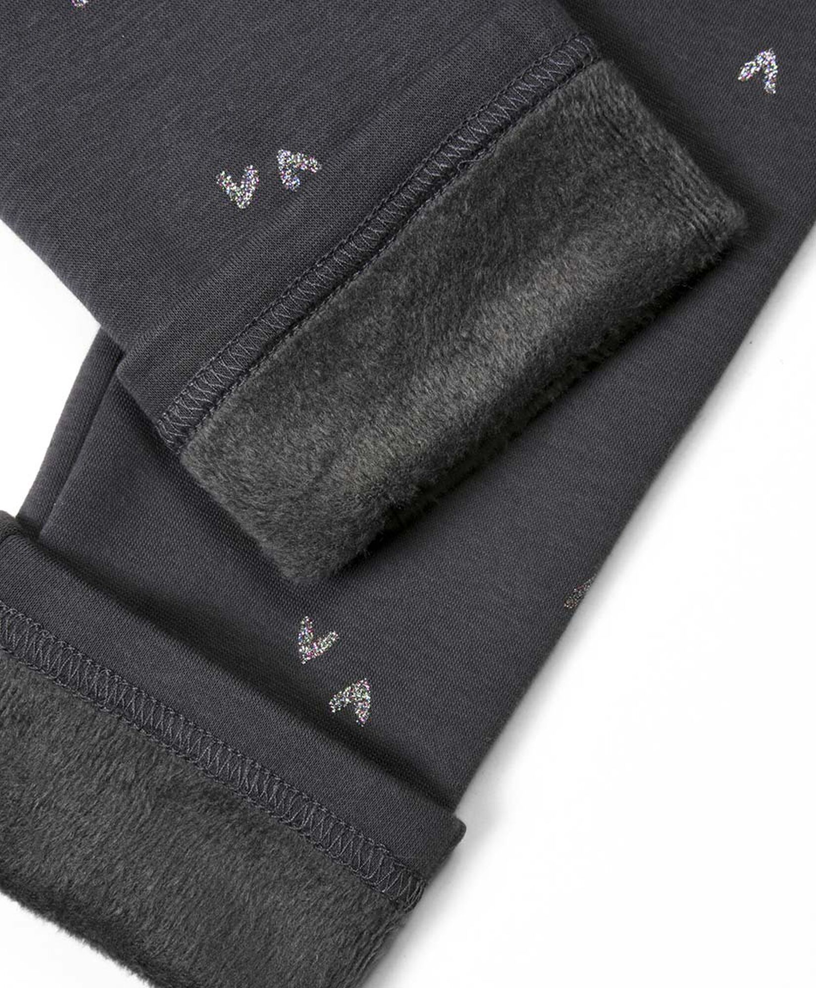 Leggins bebé forrada corazones Leggins bebé forrada corazones