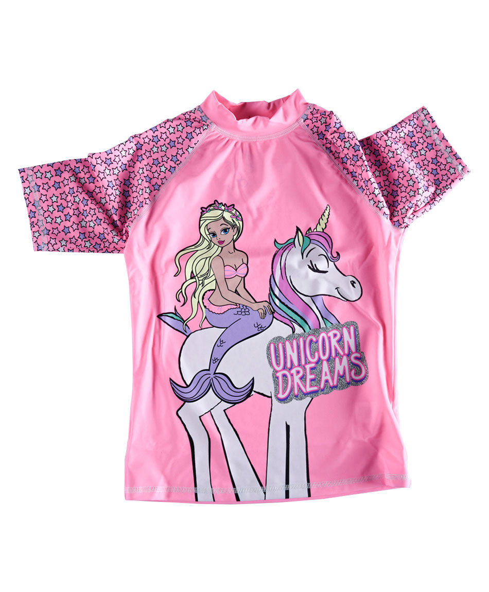 Polera nina unicornio