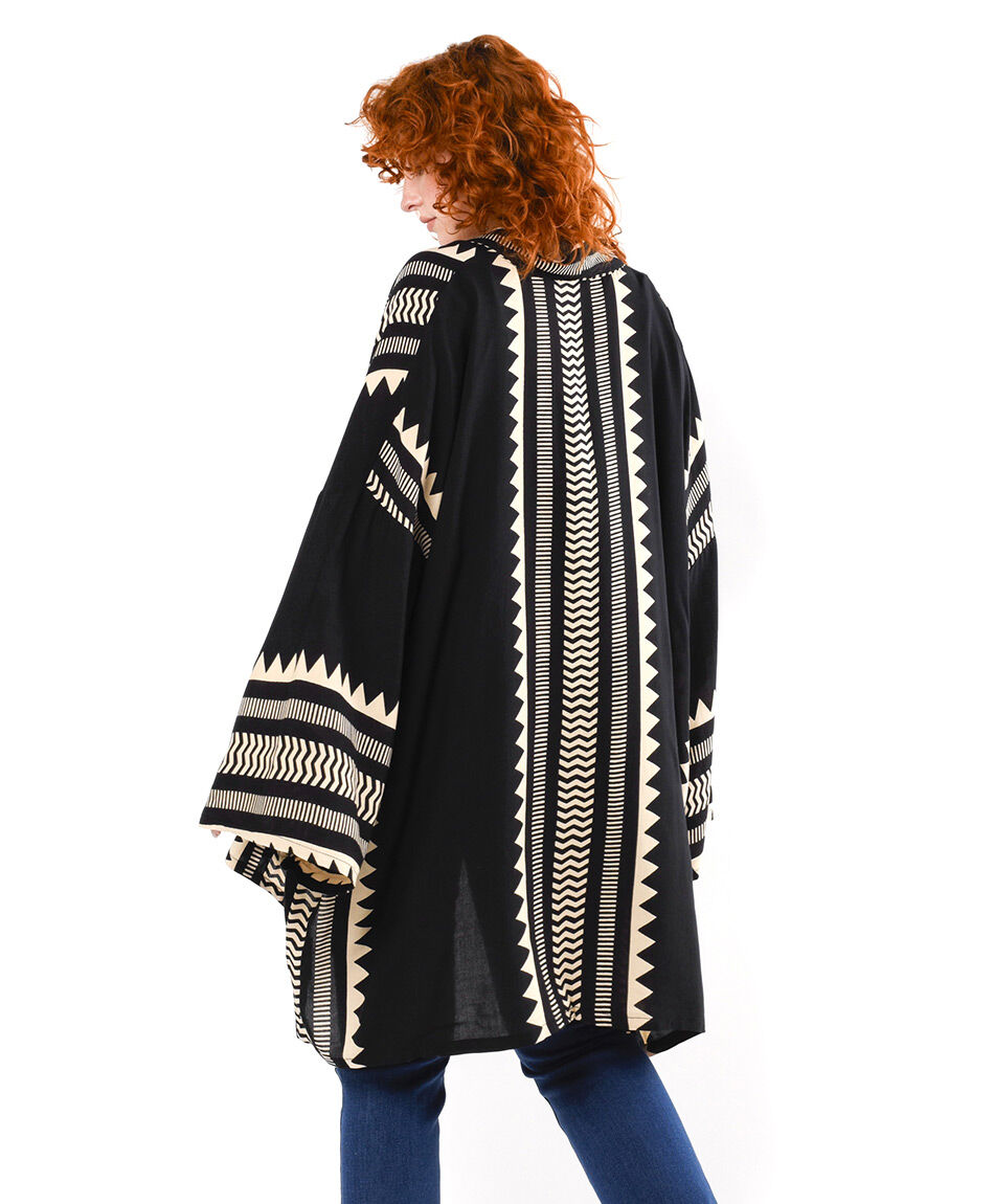 Kimono mujer estampado etnic