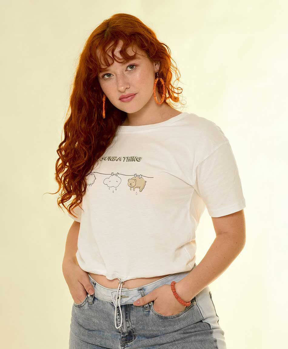 Polera estampada