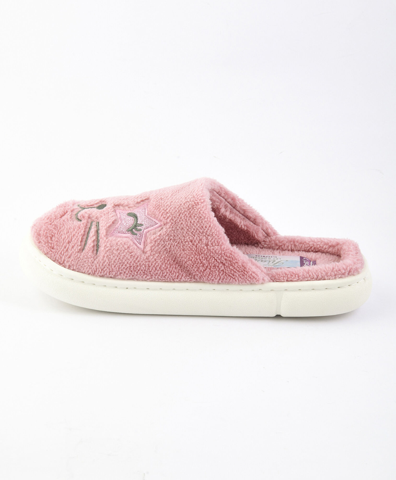 Zapatilla de descanso mujer gato rosado Zapatilla de descanso mujer gato rosado