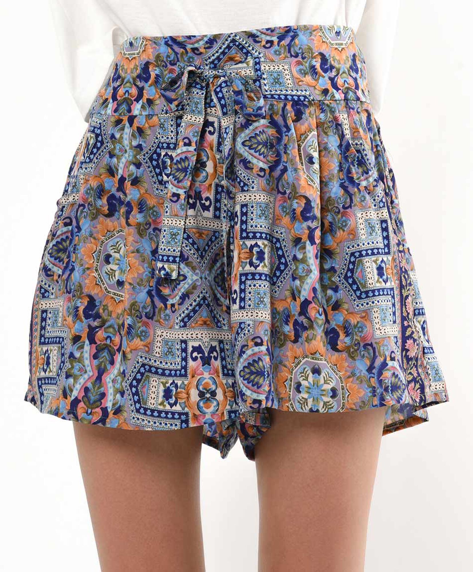 Short mujer pretina lazo Short mujer pretina lazo