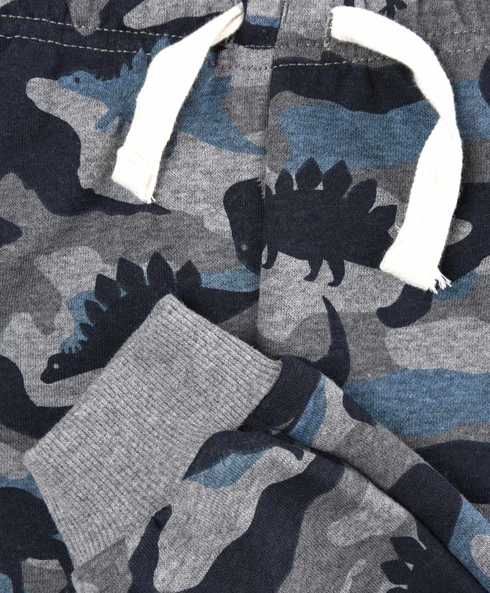 Pantalón de buzo bebé dino camuflaje Pantalón de buzo bebé dino camuflaje