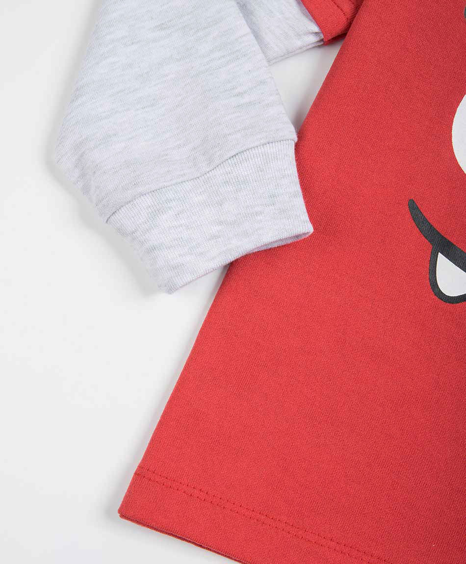 Polera beb&eacute; estampado feliz