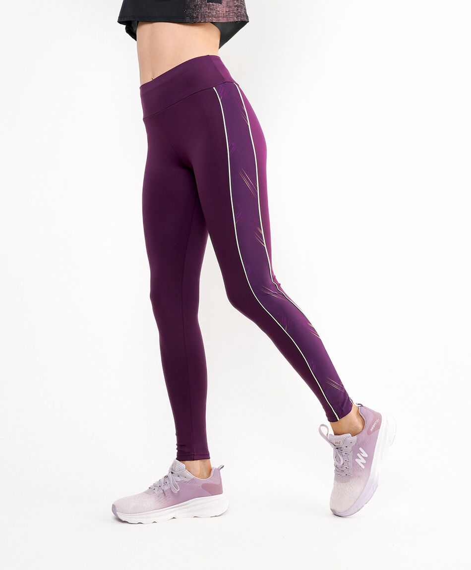 Calza deportiva mujer dise&ntilde;o doble l&iacute;nea