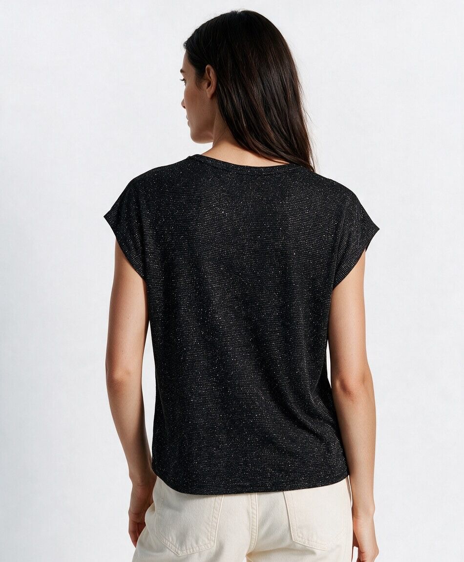 Polera mujer brillos