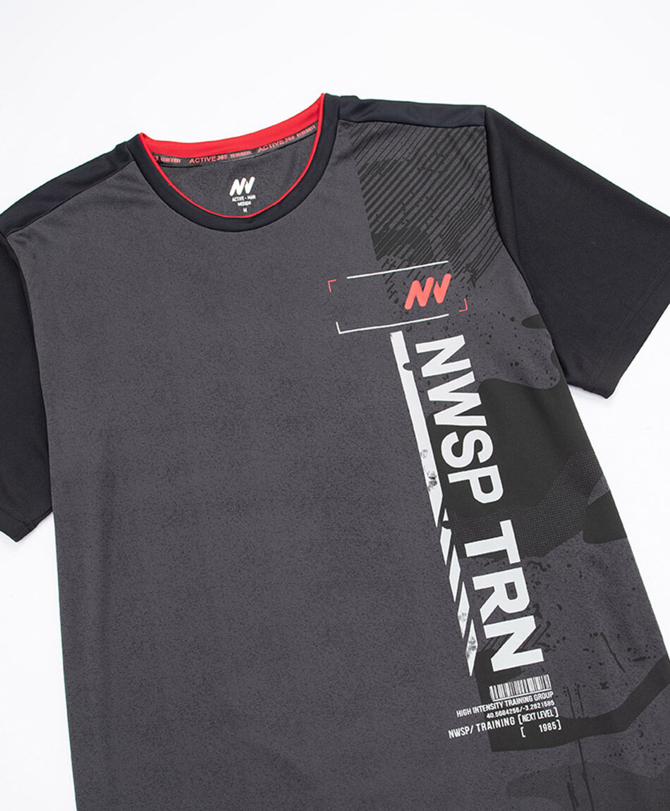 Polera deportiva hombre time running