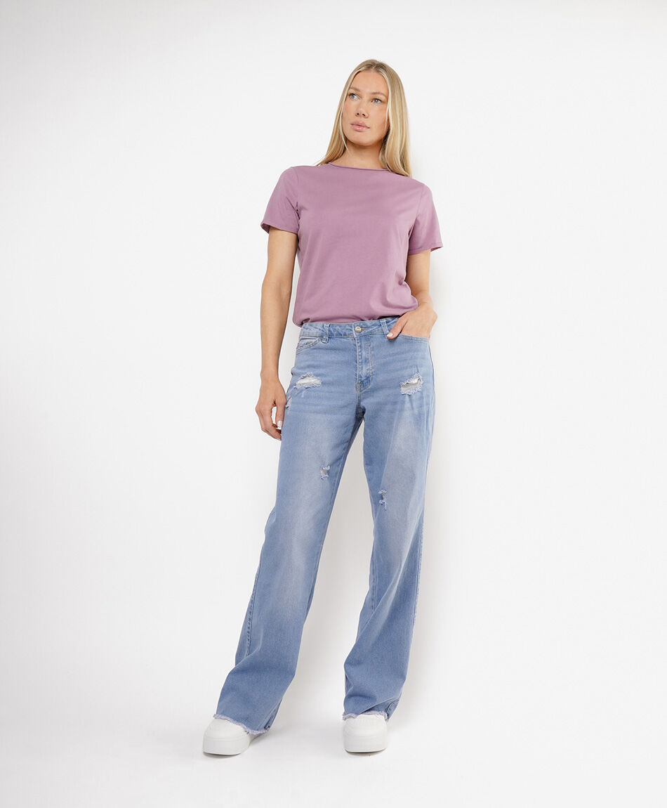 Jeans mujer wide leg