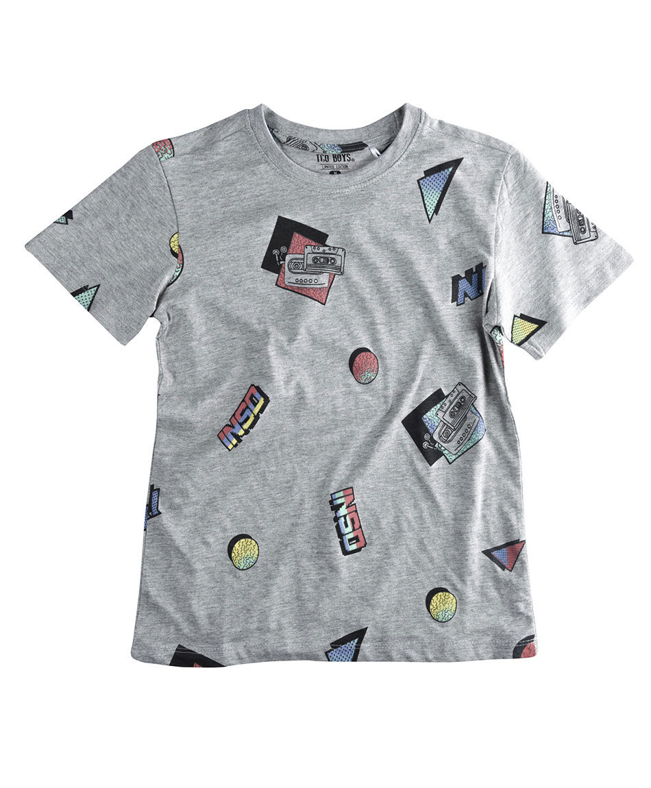 Polera manga corta cuello redondo