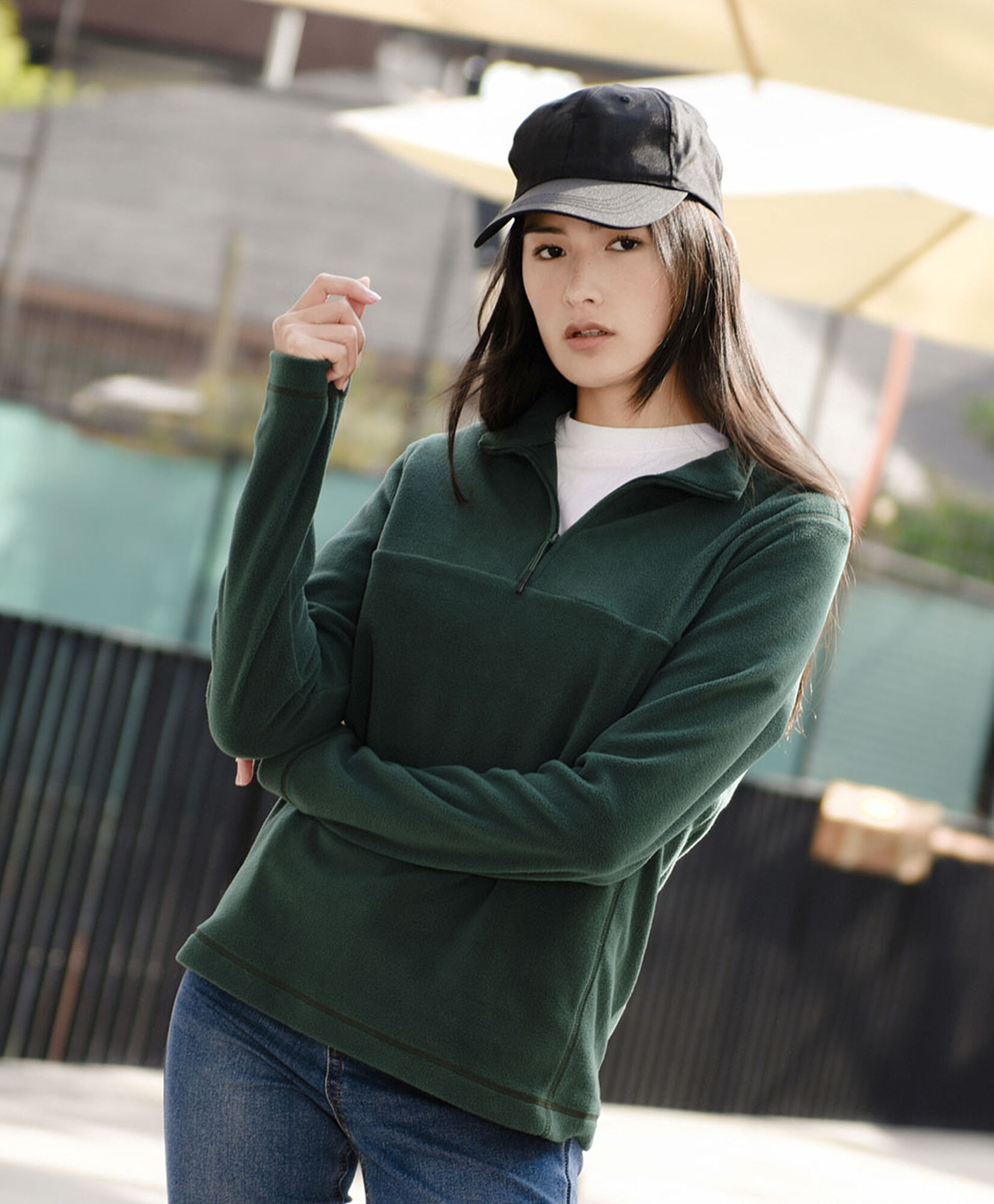 Polar mujer liviano cuello alto Polar mujer liviano cuello alto