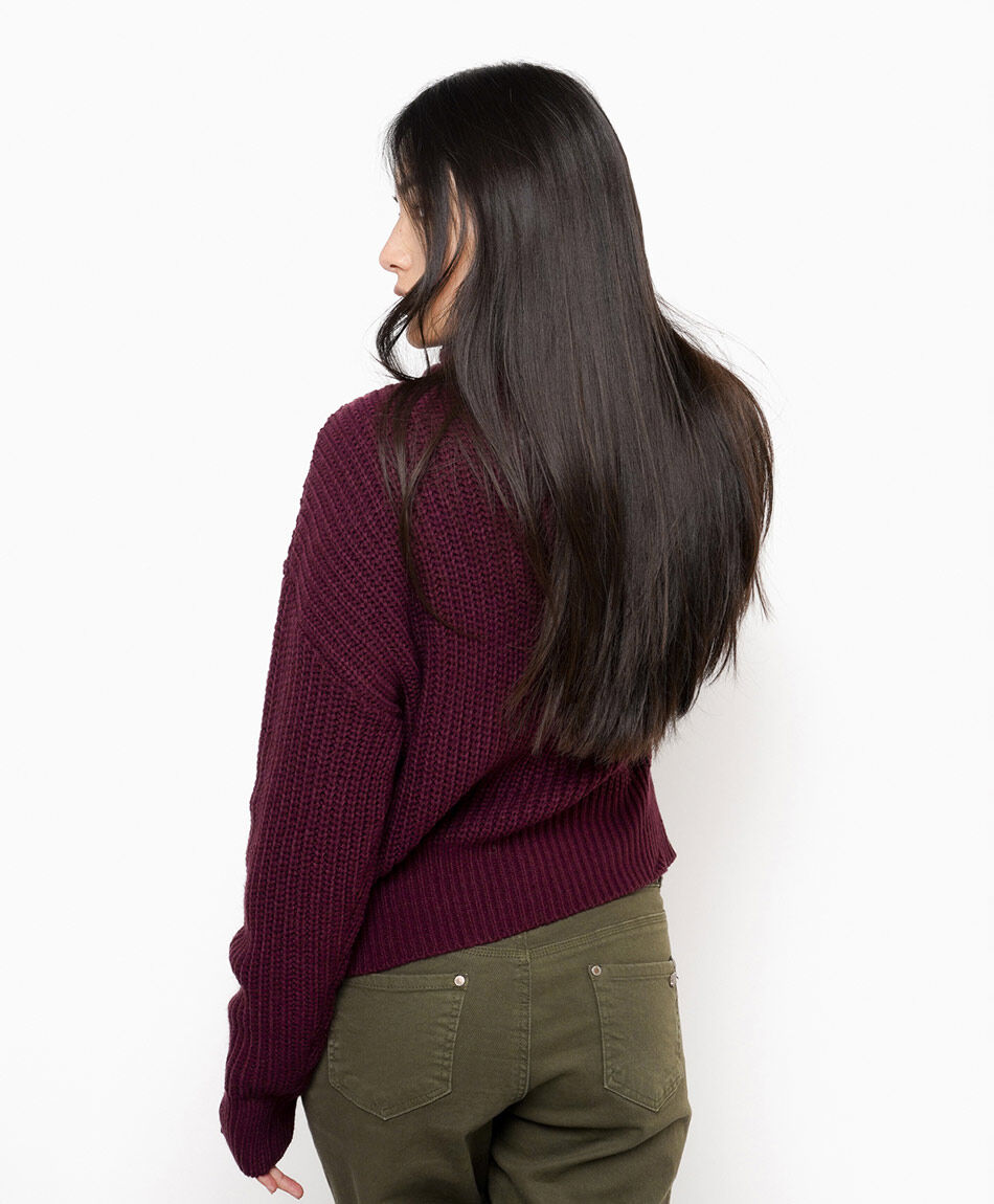 Sweater mujer punto ingl&eacute;s tren