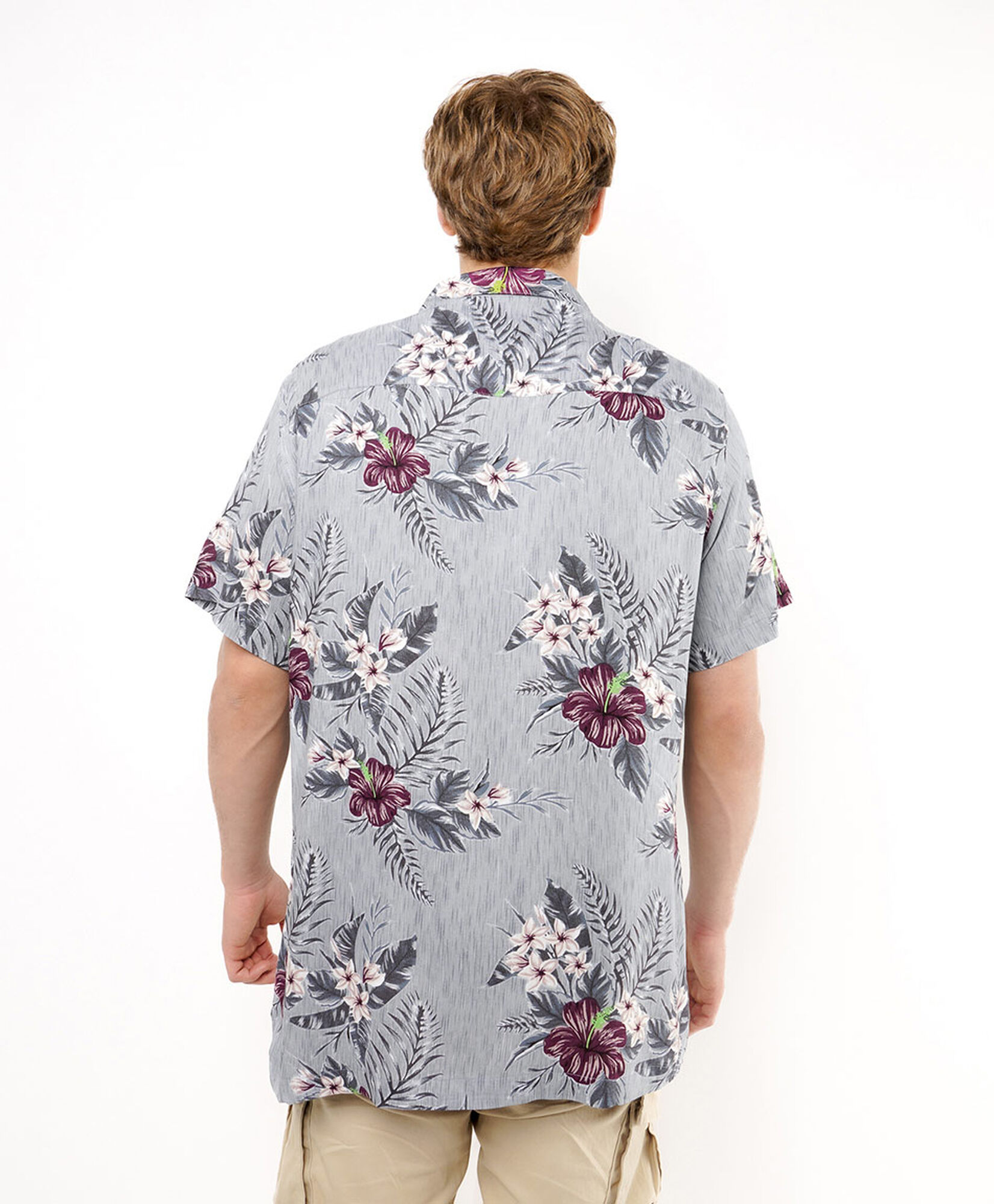 Camisa hombre casual diseño hojas y flores Camisa hombre casual diseño hojas y flores