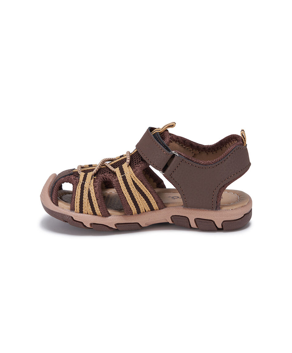 Sandalia infantil (20 a 25) outdoor caf&eacute;