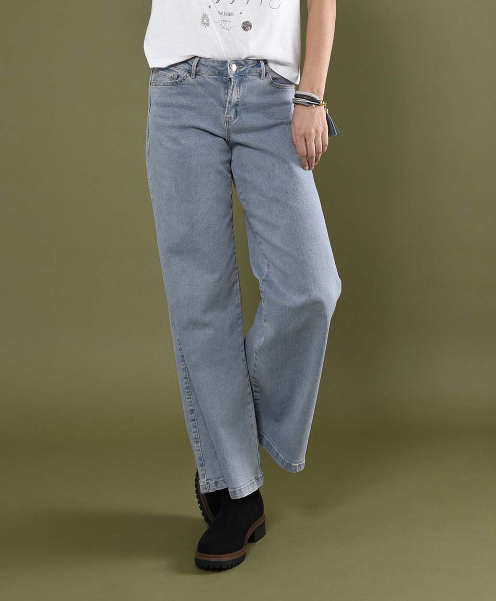 Jeans mujer wide leg Jeans mujer wide leg