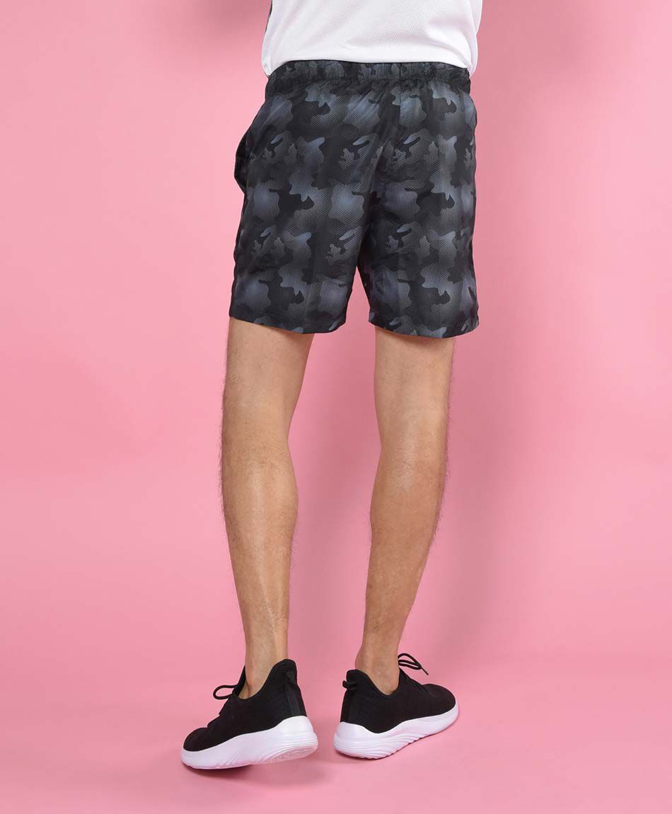 Short estampado camuflaje malla