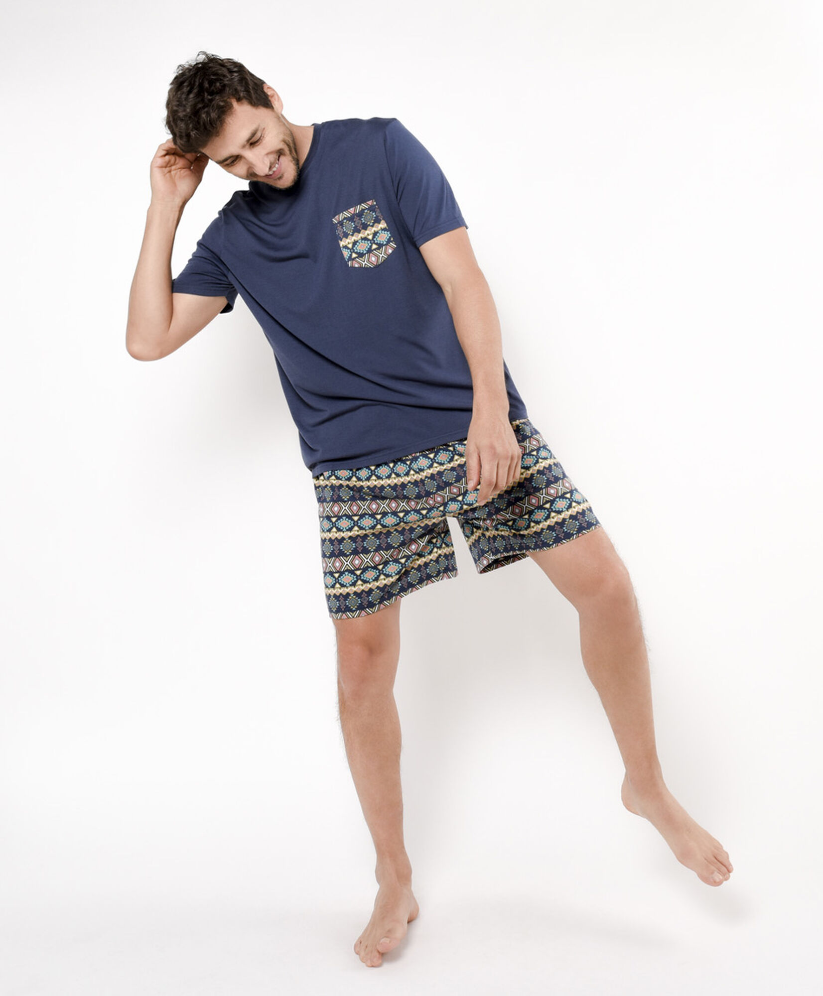 Pijama hombre bolsillo nordic Pijama hombre bolsillo nordic