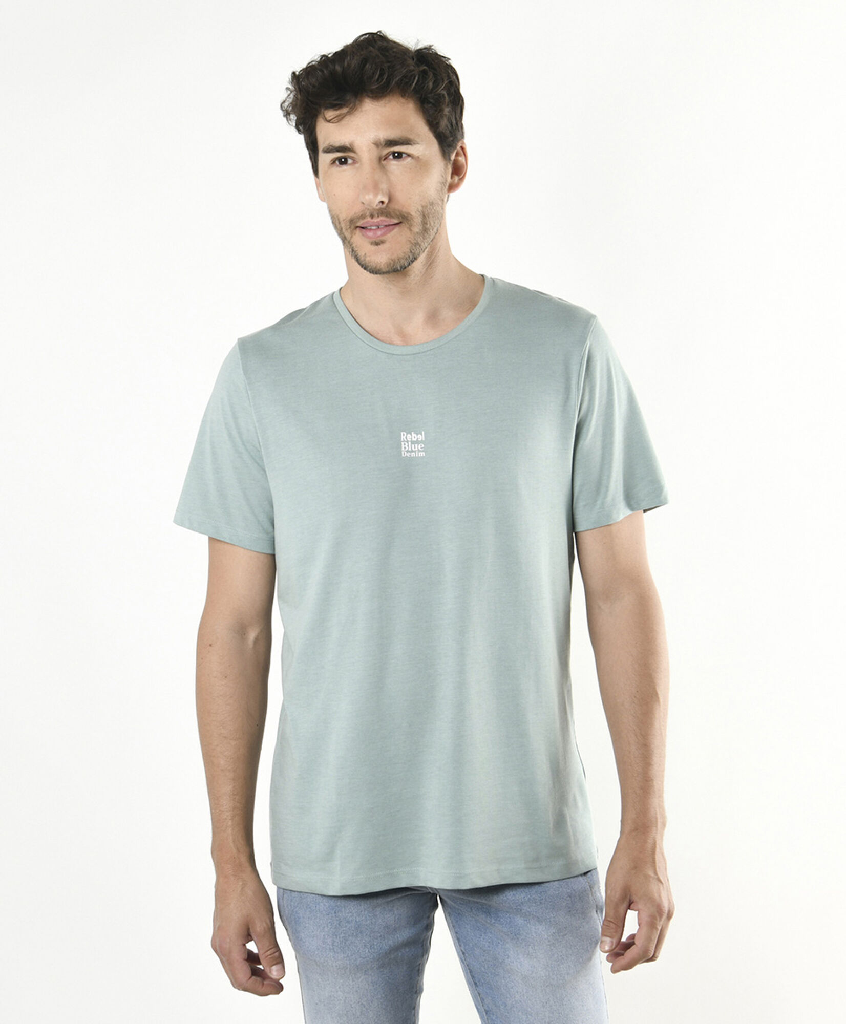 Polera hombre doble estampado rebel Polera hombre doble estampado rebel