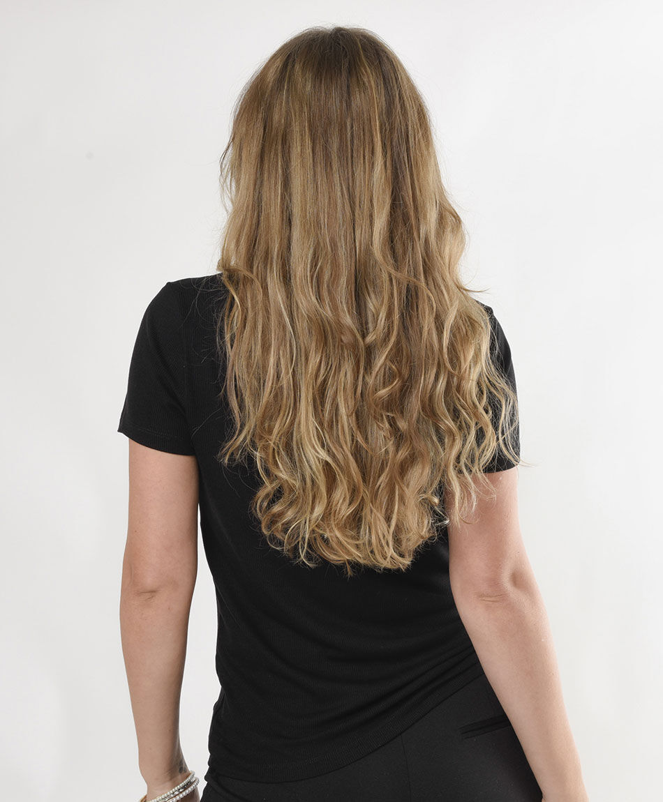 Polera mujer cuello diagonal