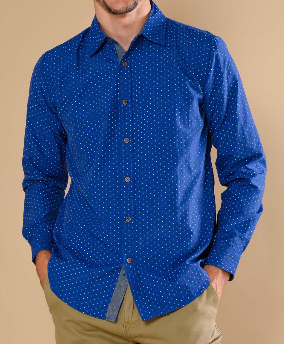 Camisa hombre puntos