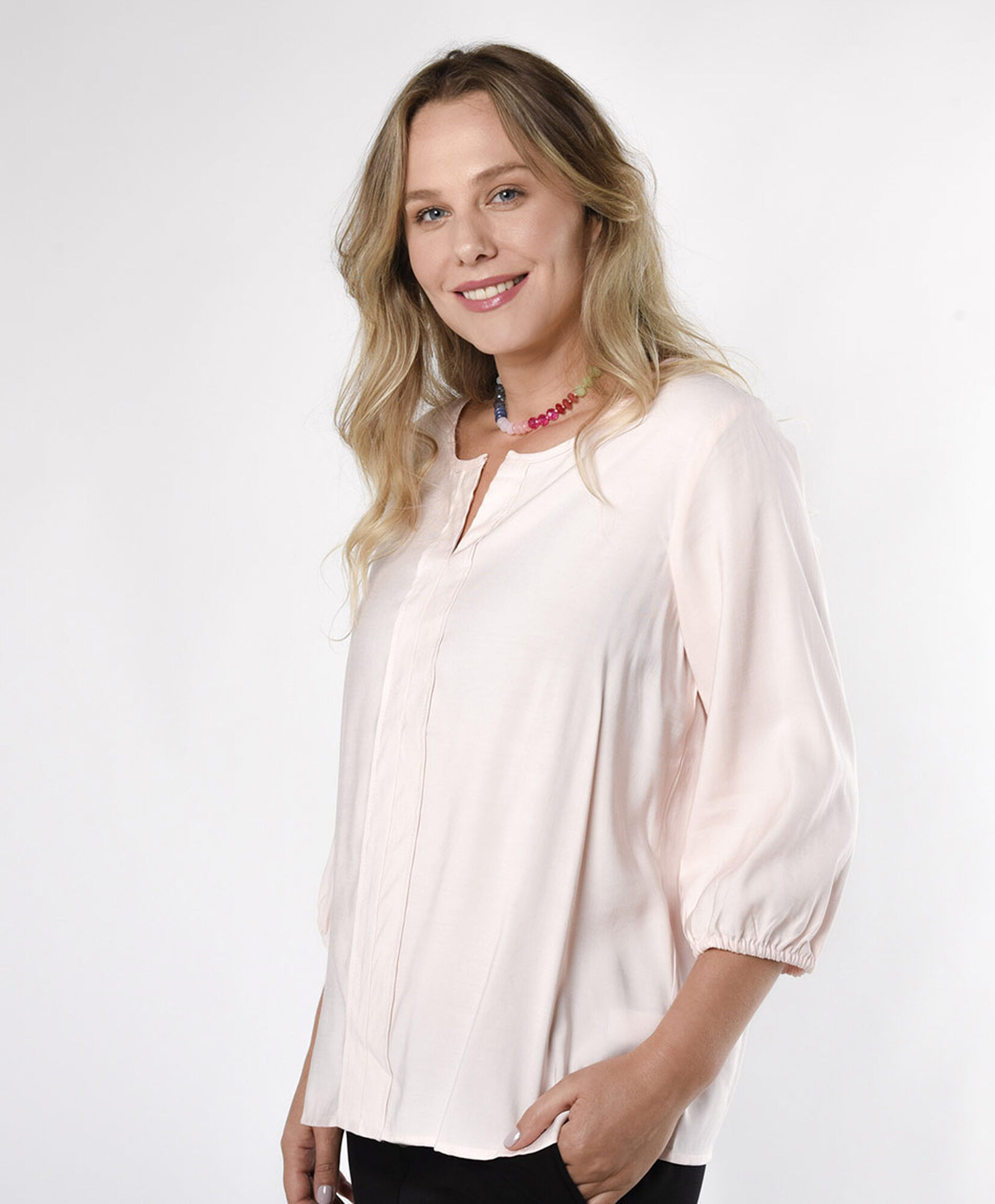 Blusa mujer costuras frontales Blusa mujer costuras frontales