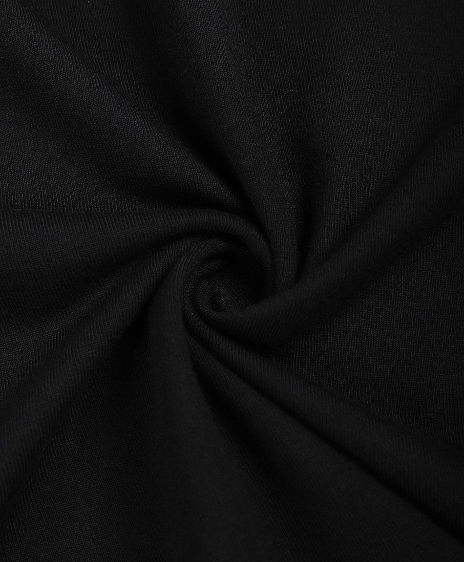 Polera hombre cuello polo negro