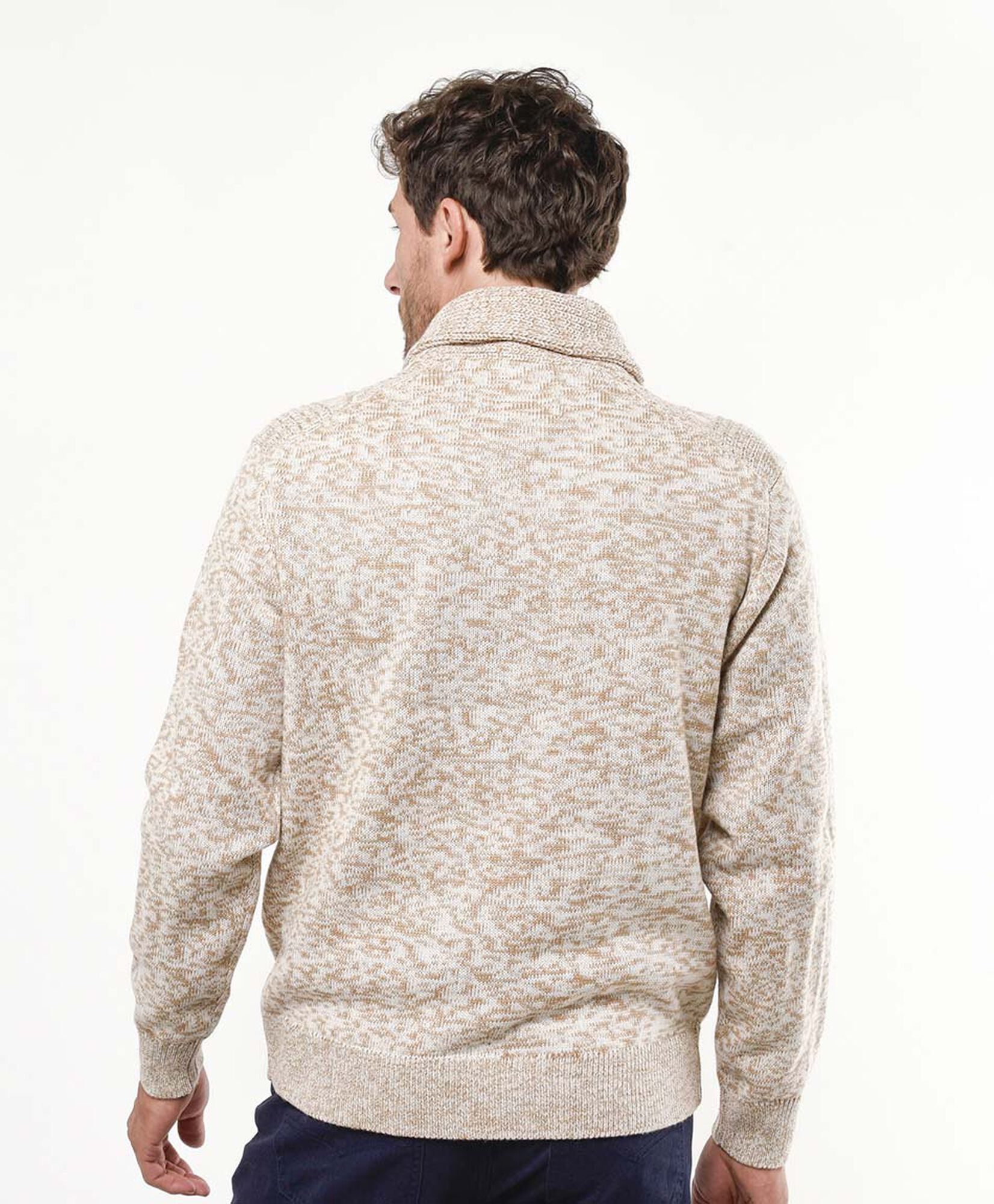 Sweater hombre cuello alto beige Sweater hombre cuello alto beige