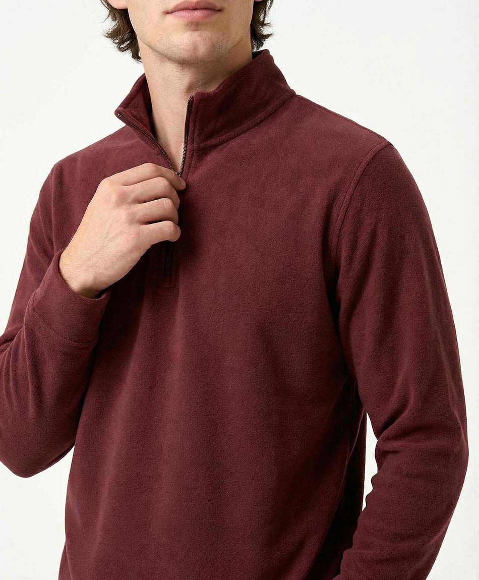 Poler&oacute;n hombre outdoor medio cierre