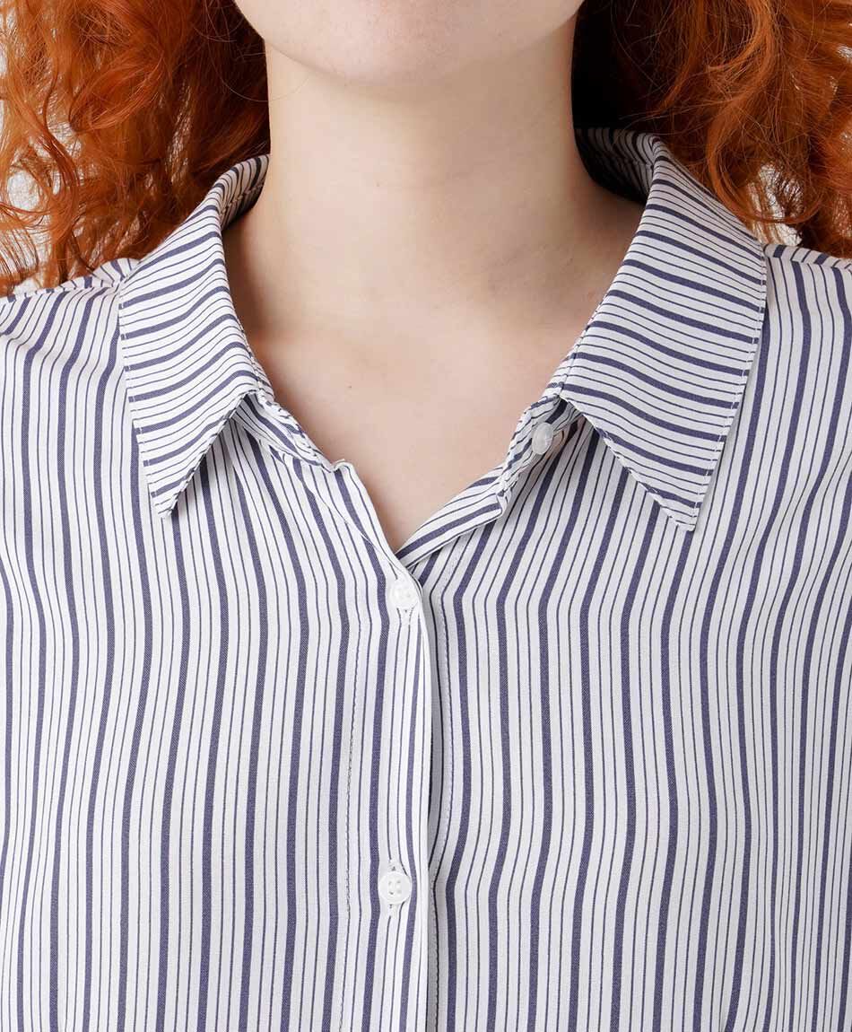 Blusa mujer listas bicolor