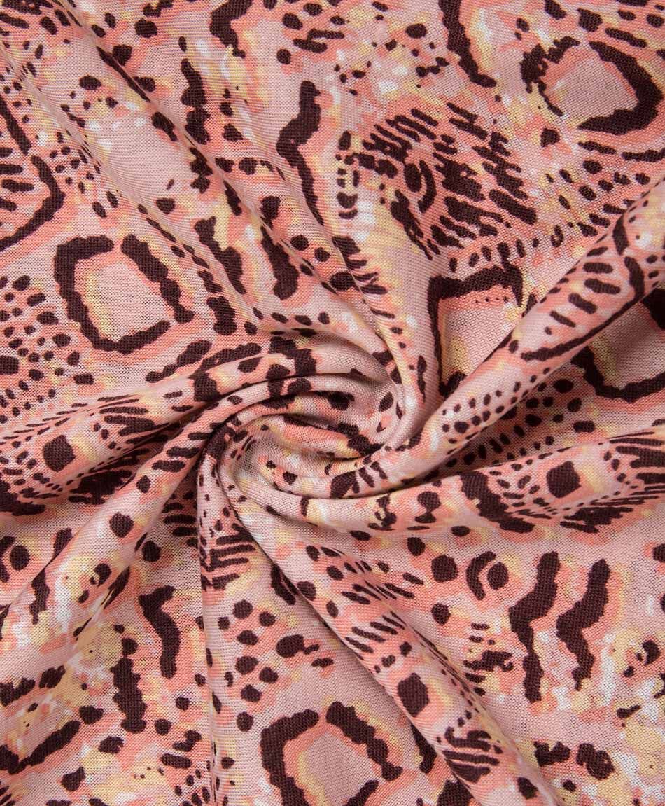 Polera mujer estampada sin mangas