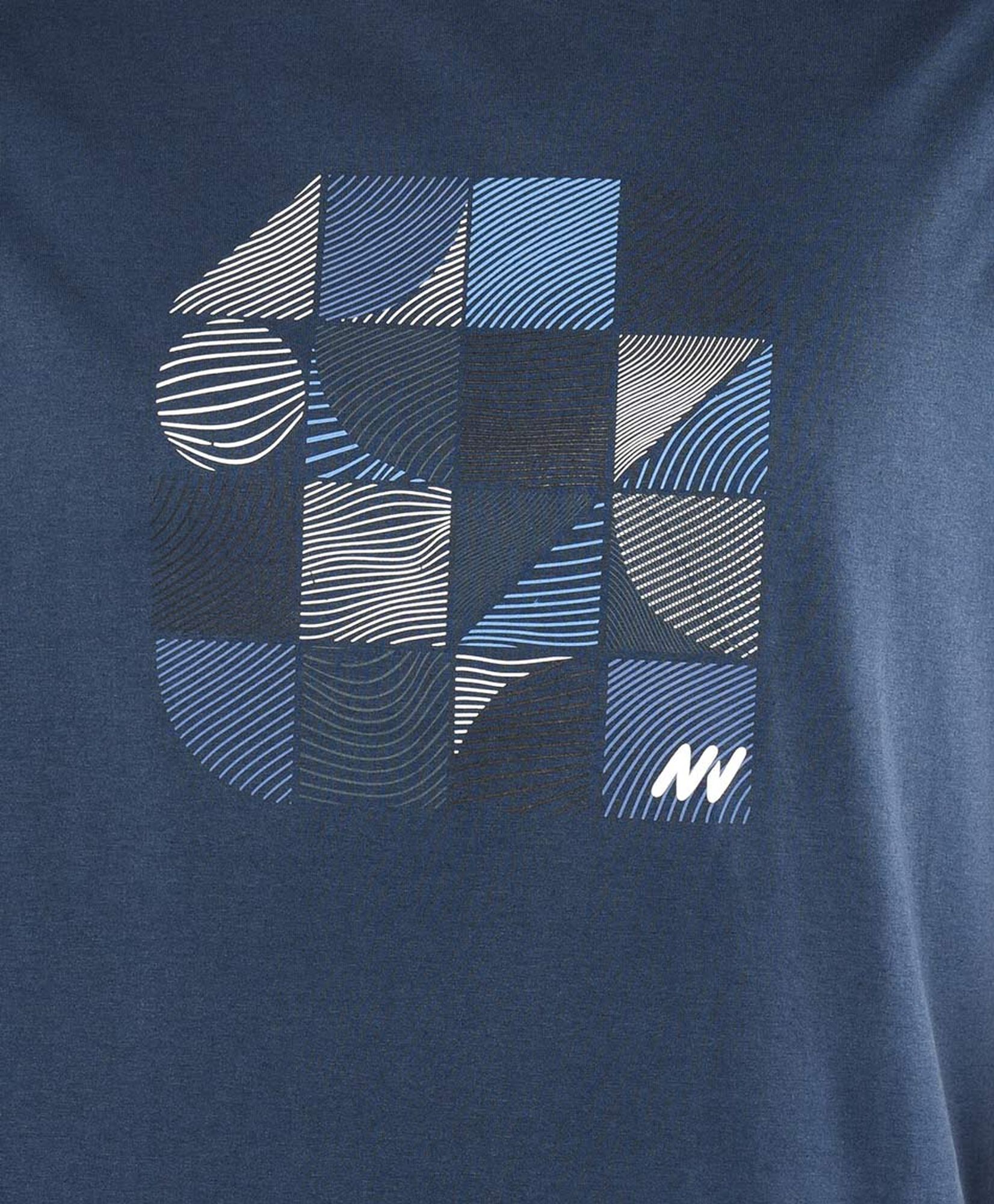 Polera deportiva hombre print ondas Polera deportiva hombre print ondas