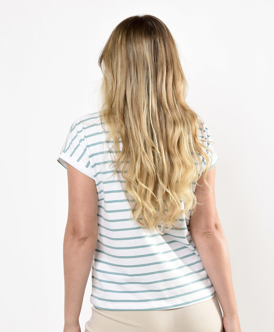 Polera mujer rayas