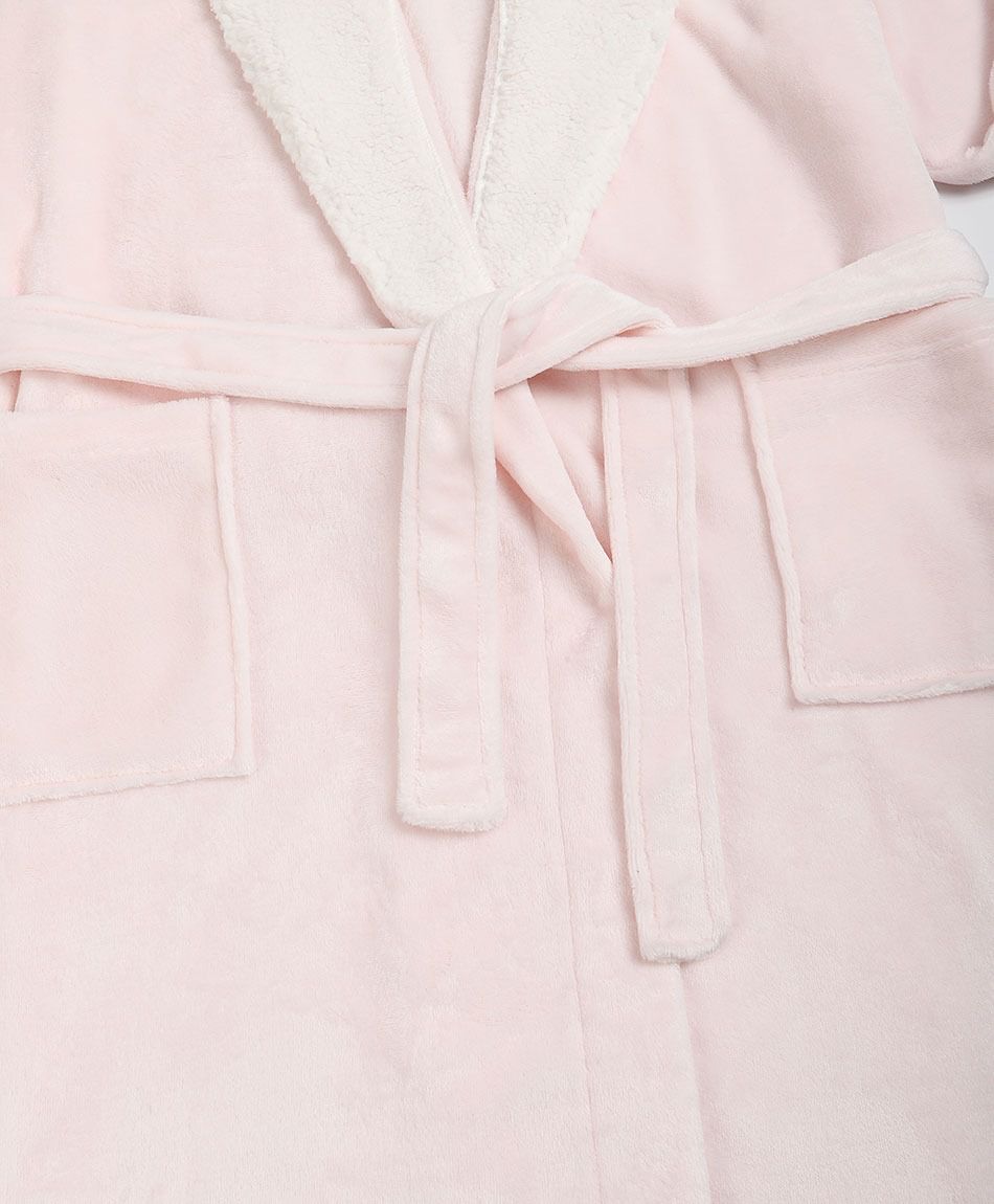 Bata mujer larga con capucha